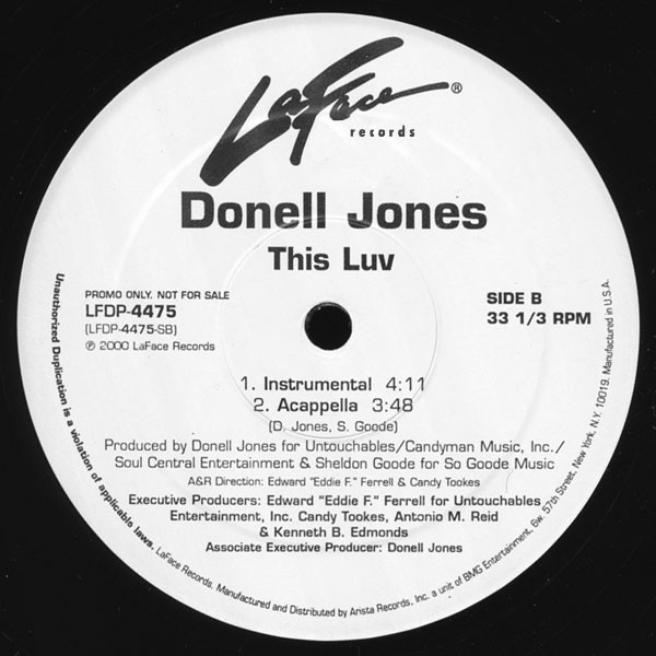 Donell Jones - This Luv | LaFace Records (LFDP-4475)