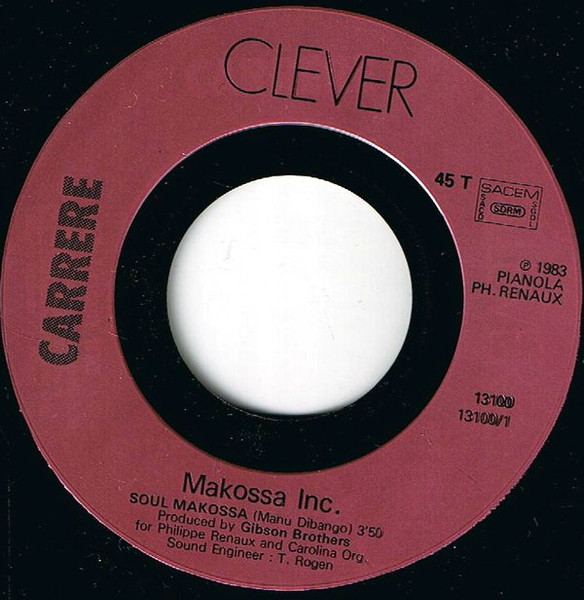 Makossa Inc. - Soul Makossa | Carrere (13100) - 2