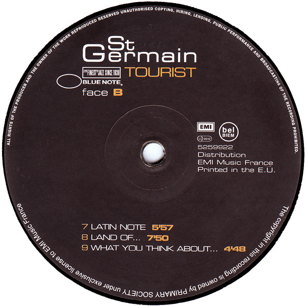St Germain - Tourist | Blue Note (7243 5 25114 1 9) - 8