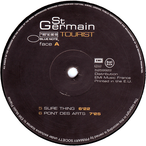 St Germain - Tourist | Blue Note (7243 5 25114 1 9) - 7