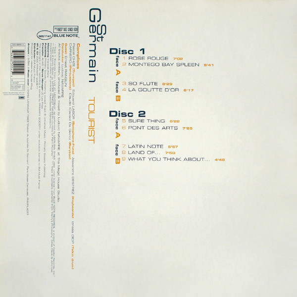 St Germain - Tourist | Blue Note (7243 5 25114 1 9) - 4