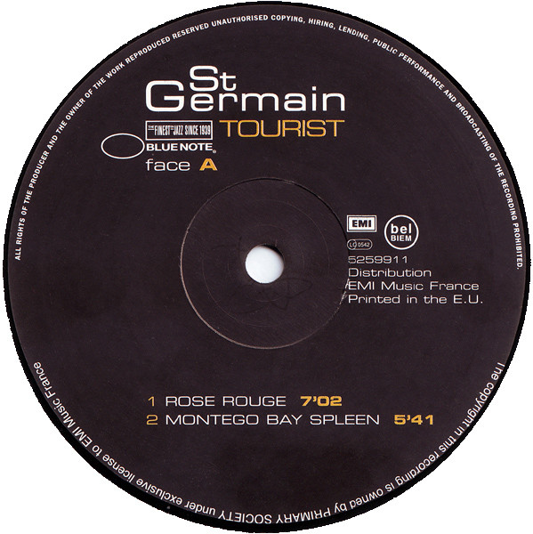 St Germain - Tourist | Blue Note (7243 5 25114 1 9) - 5