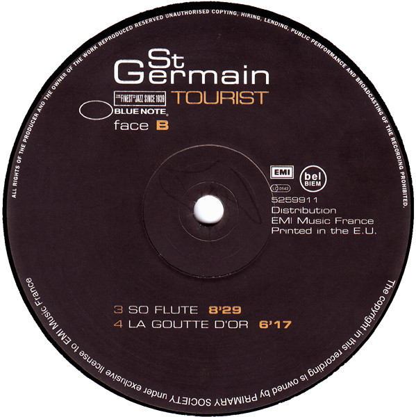 St Germain - Tourist | Blue Note (7243 5 25114 1 9) - 6