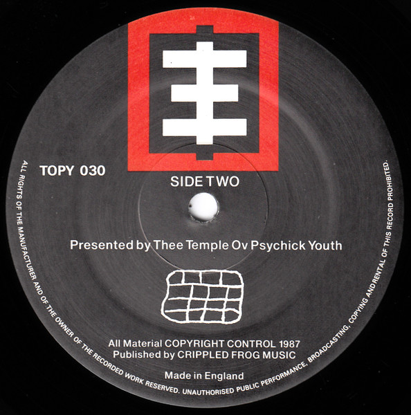 Psychic TV - Temporary Temple | Temple Records (TOPY 030) - 4