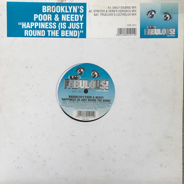 Brooklyn's Poor And Needy - Happiness (Is Just Round The Bend) | It's Fabulous! Records (ITSA 1211) - main