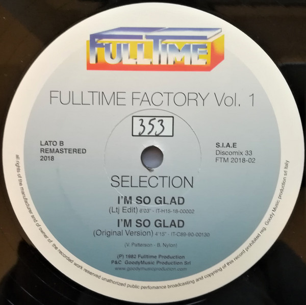 Rainbow Team / Selection - Fulltime Factory Vol. 1 | Full Time Records (FTM 2018-02) - 2