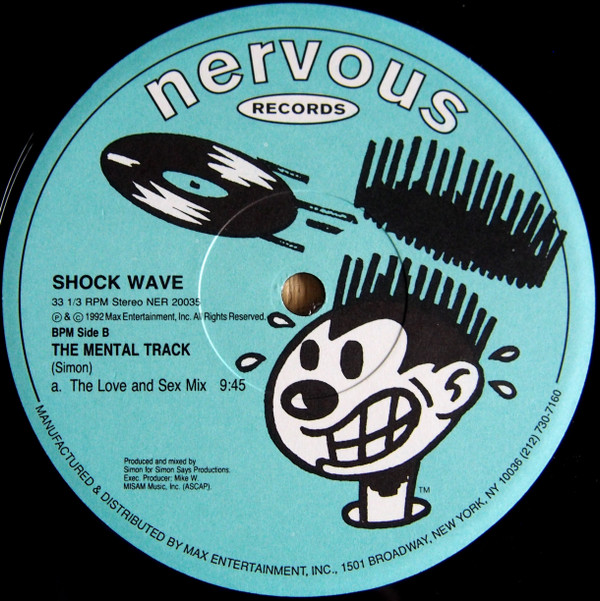 Shock Wave - The Mental Track | Nervous Records (NER 20035) - 2 Shock Wave - The Mental Track | Nervous Records (NER 20035) - 2