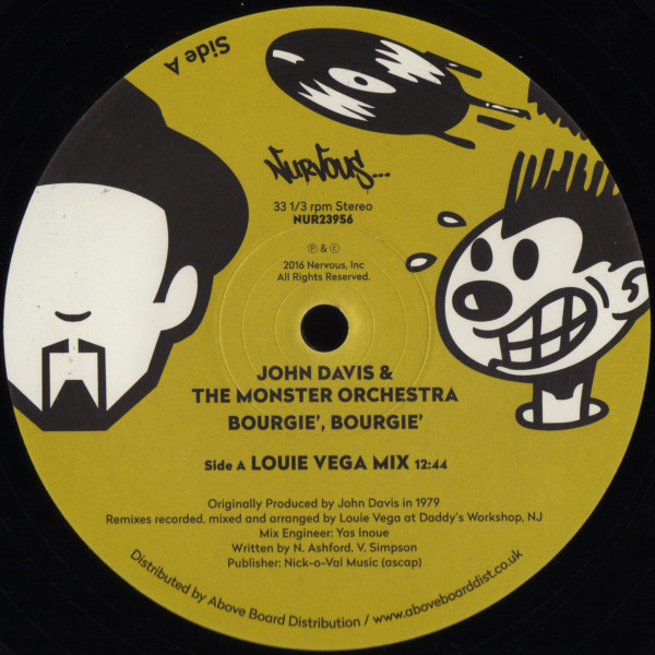 John Davis & The Monster Orchestra - Bourgie', Bourgie' | Nurvous Records (NUR23956)