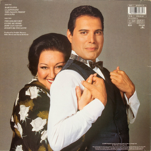 Freddie Mercury & Montserrat Caballé - Barcelona | Polydor (837277-1) - 4