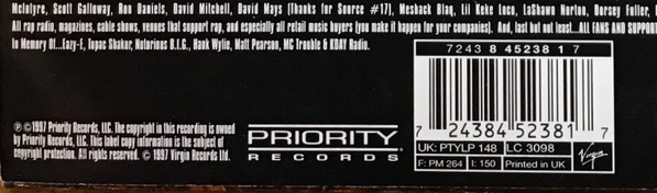 Various - In Tha Beginning...There Was Rap | Priority Records (PTYLP 148) - 3 Various - In Tha Beginning...There Was Rap | Priority Records (PTYLP 148) - 3