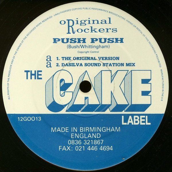 Original Rockers - Push Push (The Remix E.P.) | The Cake Label (12 GOO 1 3) - 4