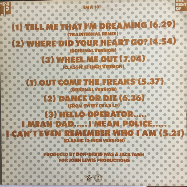 Was (Not Was) - (The Woodwork) Squeaks | Island Records (IMA 10) - 2