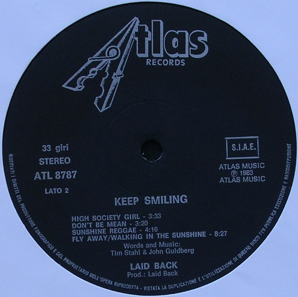 Laid Back - ...Keep Smiling | Atlas Records (ATL 8787) - 4