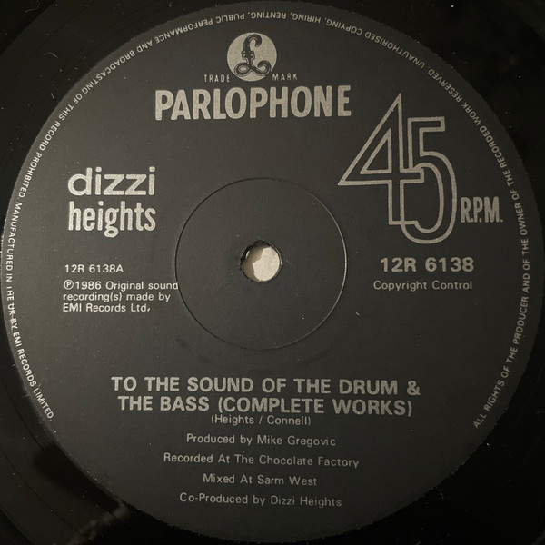 Dizzi Heights - To The Sound Of The Drum & The Bass | Parlophone (12R 6138)