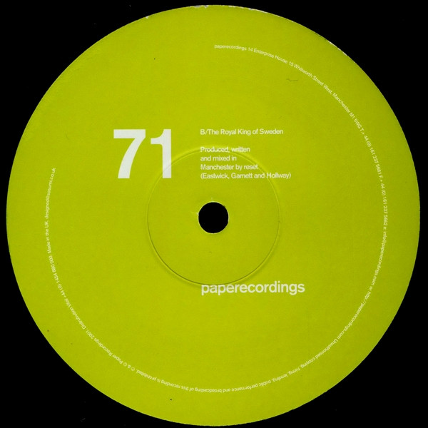 Reset - Snoutgrape | Paper Recordings (PAP 071) - 4