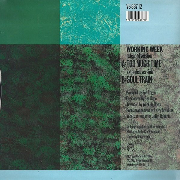 Working Week - Too Much Time | Virgin (VS 887•12)