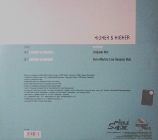 Milk & Sugar - Higher & Higher - Edition 1 | Ocean Trax (OCN 040) - 2 Milk & Sugar - Higher & Higher - Edition 1 | Ocean Trax (OCN 040) - 2