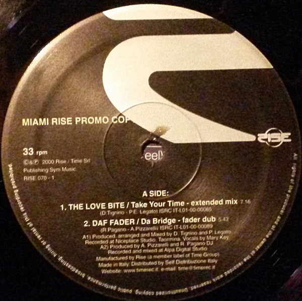 Various - Miami Rise Promo Copy | Rise (RISE 070) - 3