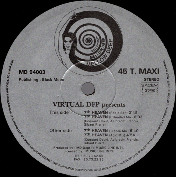 Virtual DFP - 7th Heaven | Mellow Deep (MD 94003) - main Virtual DFP - 7th Heaven | Mellow Deep (MD 94003) - main