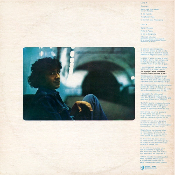 Edoardo Bennato - Io Che Non Sono L'Imperatore | Ricordi (SMRL 6149) - 3 Edoardo Bennato - Io Che Non Sono L'Imperatore | Ricordi (SMRL 6149) - 3