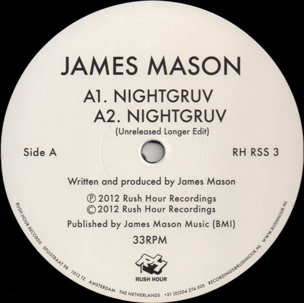 James Mason - I Want Your Love | Rush Hour (RH-RSS 3) - 3 James Mason - I Want Your Love | Rush Hour (RH-RSS 3) - 3