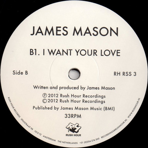 James Mason - I Want Your Love | Rush Hour (RH-RSS 3) - 4 James Mason - I Want Your Love | Rush Hour (RH-RSS 3) - 4