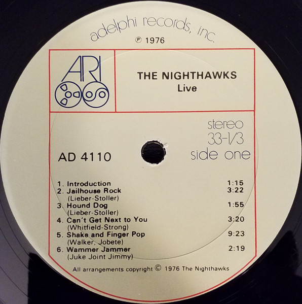 The Nighthawks - Nighthawks Live [Vinyl] | Adelphi Records (AD 4110) - 3