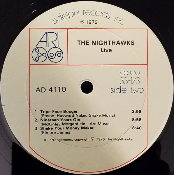The Nighthawks - Nighthawks Live [Vinyl] | Adelphi Records (AD 4110) - 4