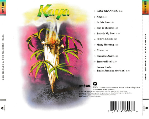 Bob Marley & The Wailers - Kaya | Tuff Gong (548 899-2) - 2