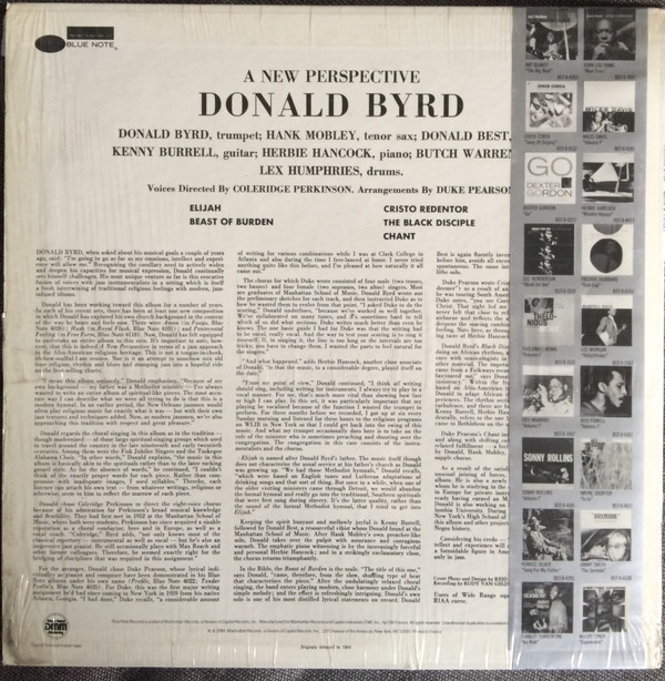 Donald Byrd - A New Perspective | Blue Note (BST 84124) - 3