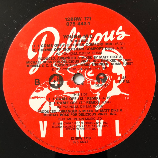 Young MC - I Come Off | 4th & Broadway (12 BRW 171) - 4