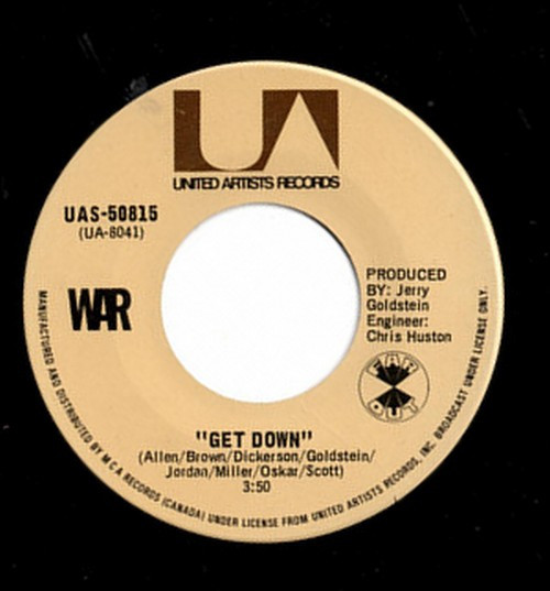 War - Get Down | United Artists Records (UAS-50815)