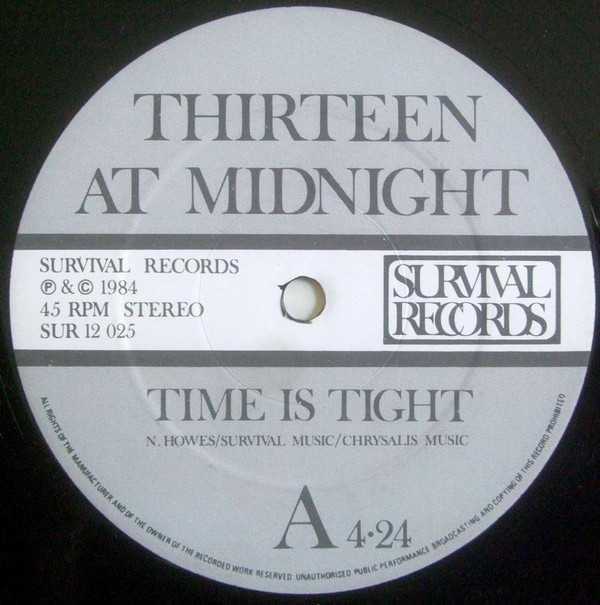 Thirteen At Midnight - Time Is Tight | Survival Records (SUR 12 025) - 3