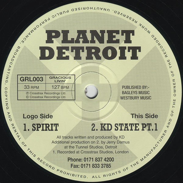 Planet Detroit - Spirit | Gracious Livin' (GRL003)