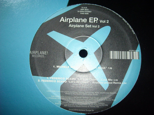 Federico Scavo / Michele Mazzetto - Airplane Set Vol. 2 | Airplane! Records (ARP 2610) - main