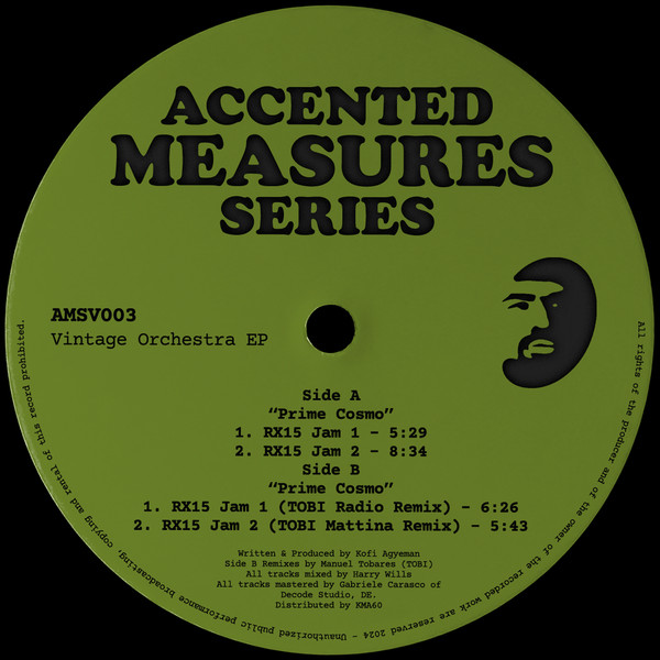 Prime Cosmo , TOBI - Vintage Orchestra | Accented Measures Series (AMSV003)