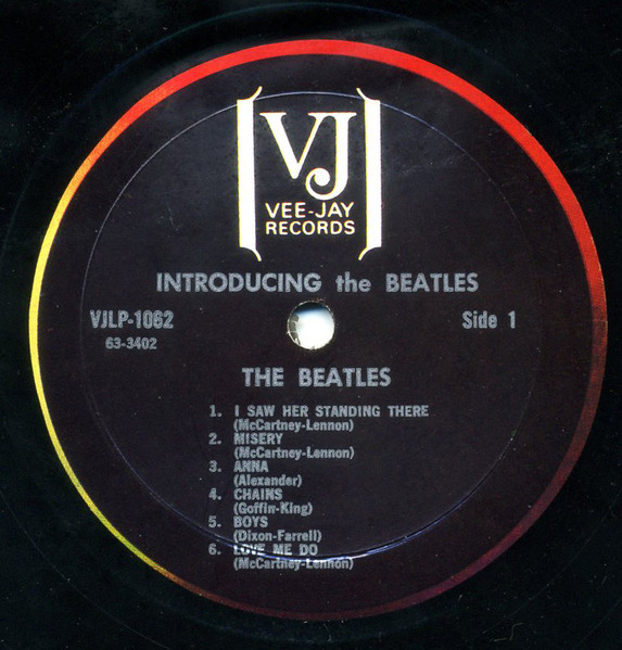 The Beatles - Introducing... The Beatles | Vee Jay Records (VJLP 1062) - 3