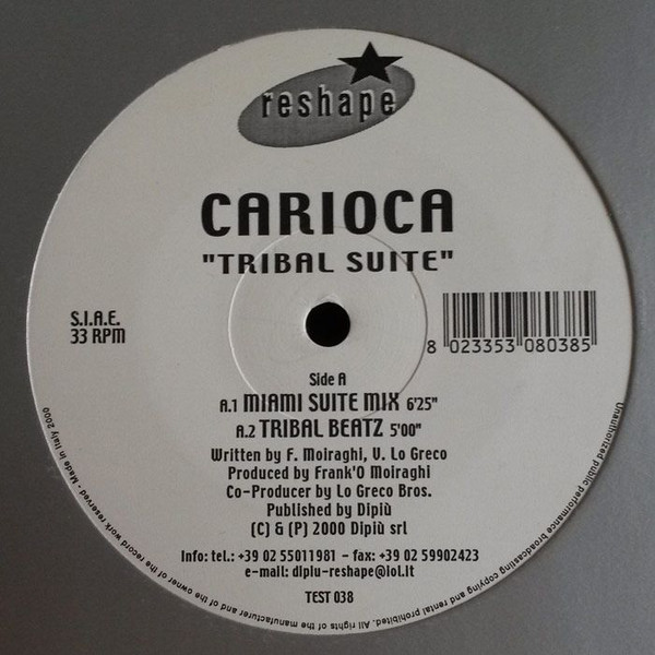 Carioca - Tribal Suite | Reshape (TEST 038)