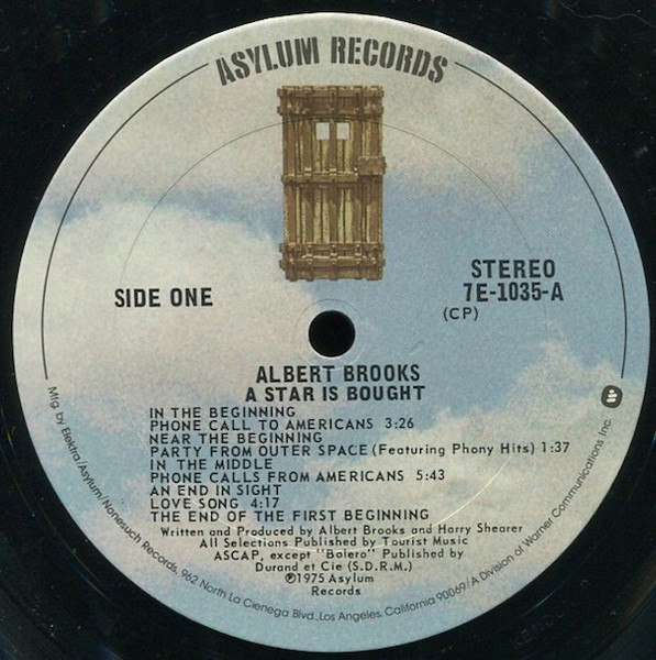 Albert Brooks - A Star Is Bought | Asylum Records (7E-1035) - 4 Albert Brooks - A Star Is Bought | Asylum Records (7E-1035) - 4