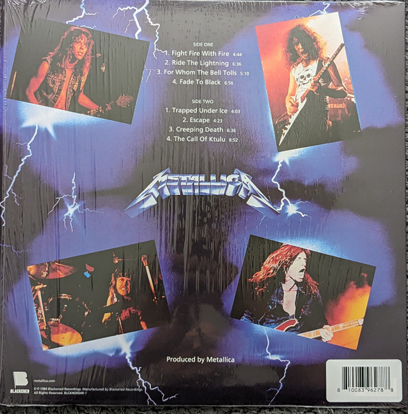 Metallica - Ride The Lightning | Blackened (BLCKND004R-1) - 2