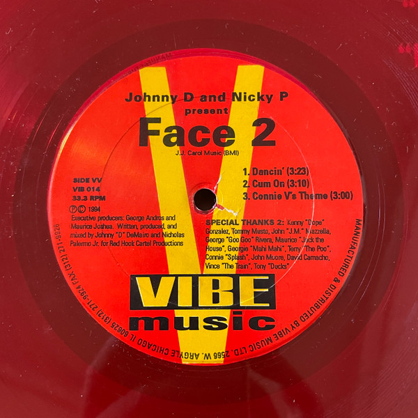 Johnny D & Nicky P - Face 2 EP | Vibe Music (VIB 014) - 3
