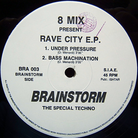 8 Mix - Rave City E.P. | Brainstorm (BRA 003) - main