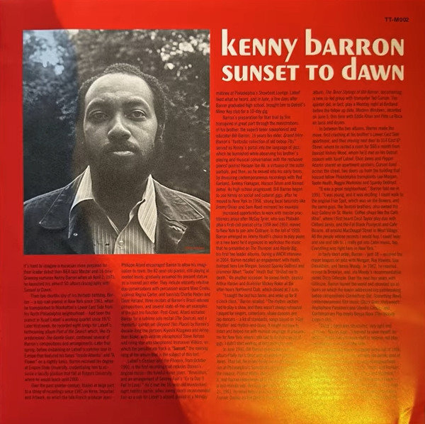 Kenny Barron - Sunset To Dawn | Time Traveler Recordings (TT-M002) - 3 Kenny Barron - Sunset To Dawn | Time Traveler Recordings (TT-M002) - 3