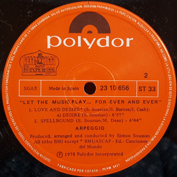 Arpeggio - Let The Music Play... | Polydor (23 10 656) - 4