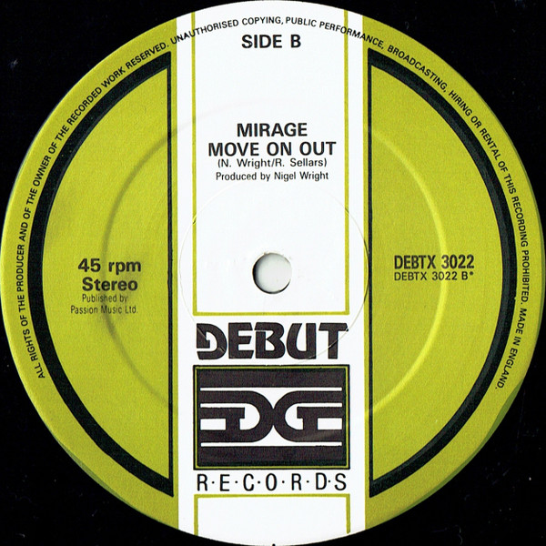 Mirage - Jack Mix II | Debut Edge Records (DEBTX 3022) - 4 Mirage - Jack Mix II | Debut Edge Records (DEBTX 3022) - 4
