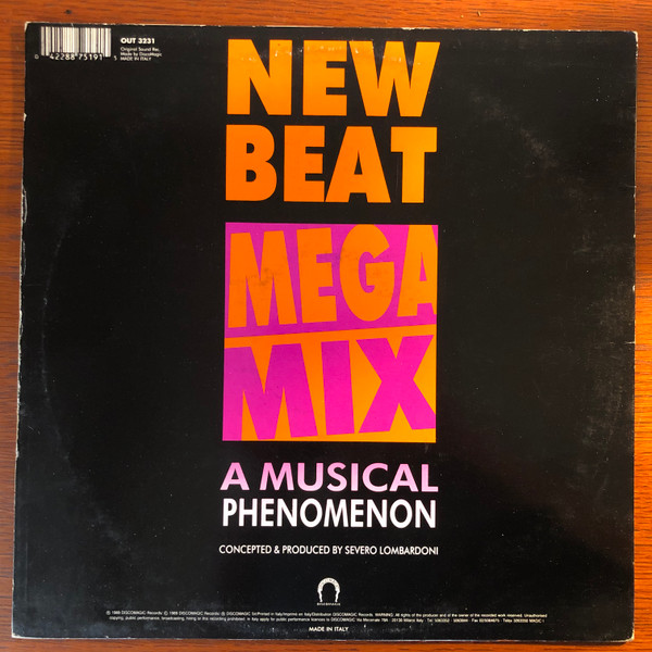 Various - New Beat - A Musical Phenomenon - Megamix | Discomagic Records (OUT 3231)