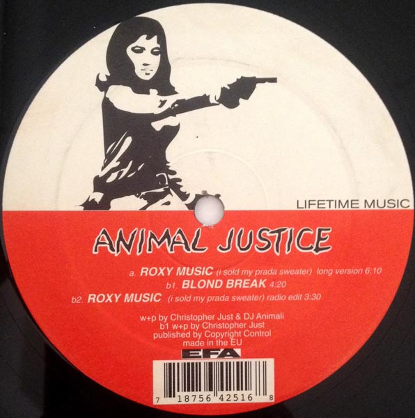 Animal Justice - Roxy Music (I Sold My Prada Sweater) | Lifetime Music (LT 001)