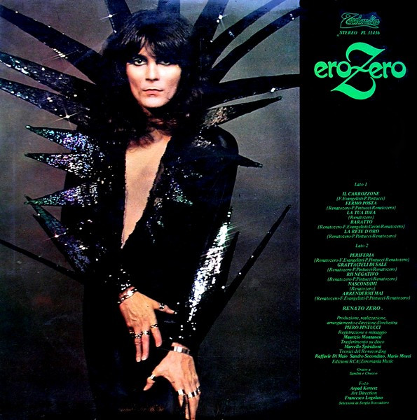 Renato Zero - EroZero | Zerolandia (PL 31436) - main Renato Zero - EroZero | Zerolandia (PL 31436) - main