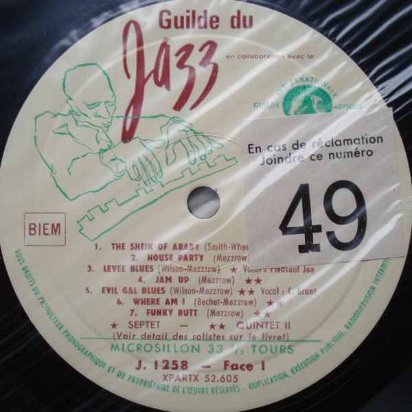 Sidney Bechet With Mezz Mezzrow - Blues With Bechet | Guilde Internationale Du Disque (J-1257/1258) - 3