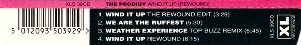 The Prodigy - Wind It Up (Rewound) | XL Recordings (XLS 39CD) - 2